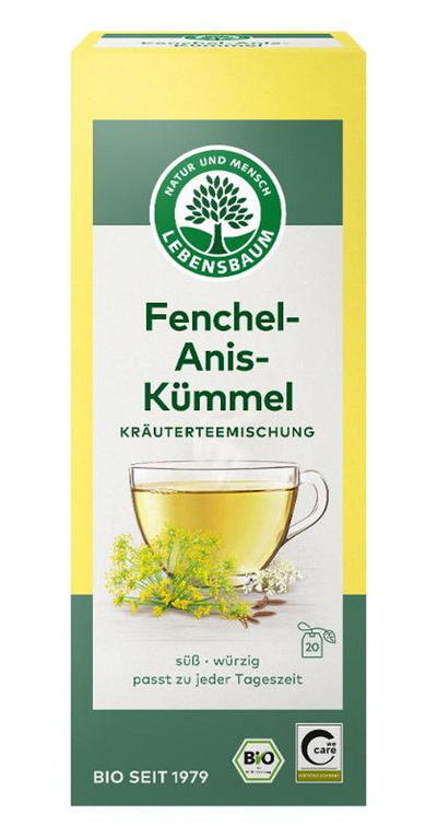 Produktfoto zu Fenchel Anis Kümmel Tee 20 Beutel