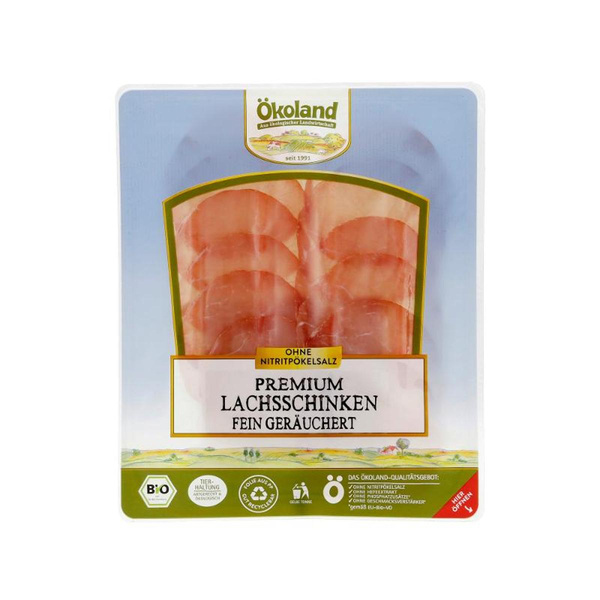 Produktfoto zu Lachsschinken geräuchert 80g