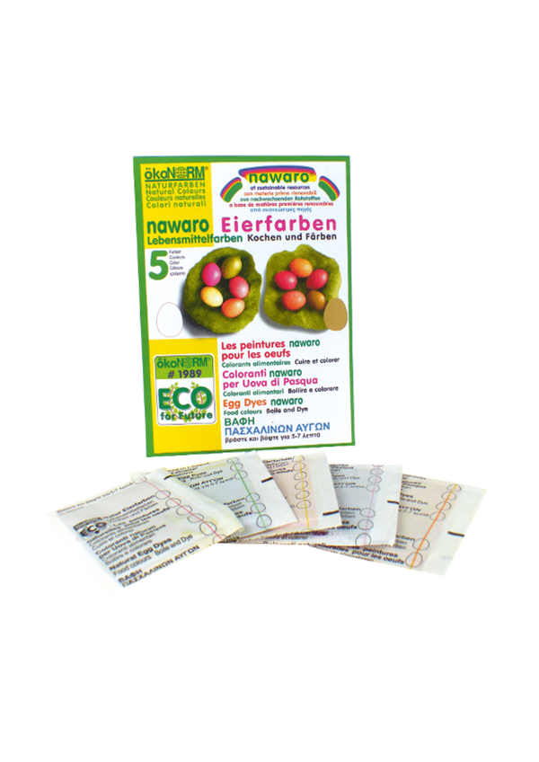 Produktfoto zu Natur Eierfarben - 5 Farben