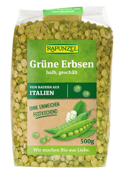 Produktfoto zu Grüne Erbsen 500g