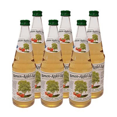 Produktfoto zu Birne-Apfel-Saft Streuobst (konv.) 6x0,7l