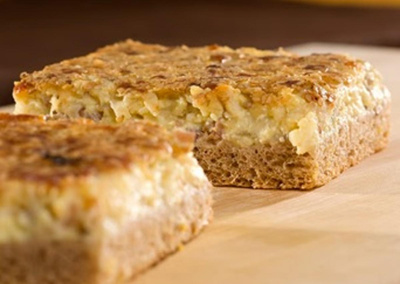 Produktfoto zu Zwiebelkuchen mit Speck
