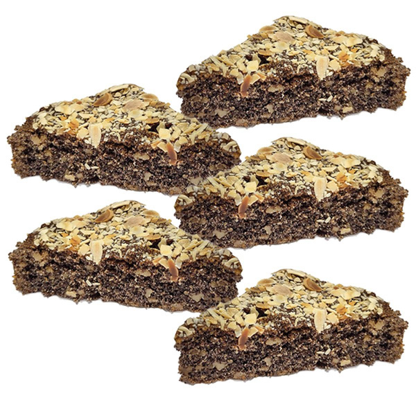 Produktfoto zu Nuss-Mohnkuchen 5 Stück