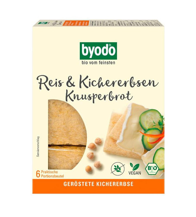 Produktfoto zu Reis & Kichererbsen Knusperbrot glutenfrei 120g