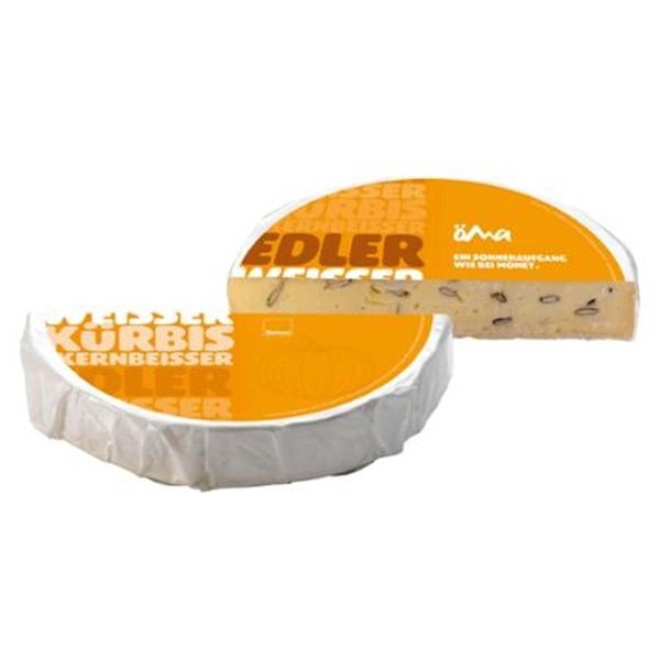 Produktfoto zu Edler Weißer Brie Kürbiskern-Beißer