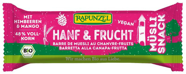 Produktfoto zu Müsli-Snack Hanf-Frucht 50g