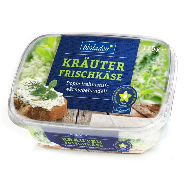 Produktfoto zu Frischkäse Kräuter (bioladen) 175g