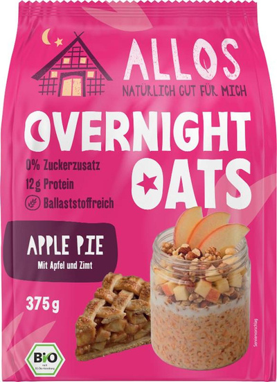 Produktfoto zu Overnight Oats Apple Pie 375g