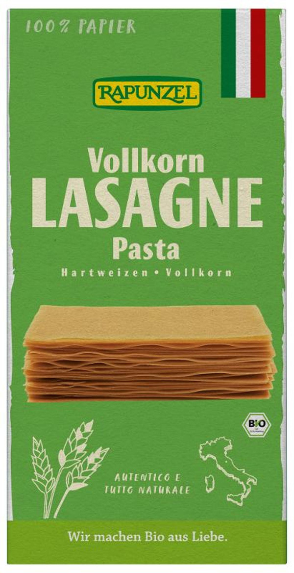 Produktfoto zu Lasagne-Platten Vollkorn 250g