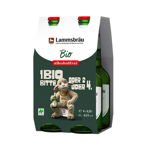 Produktfoto zu Lammsbräu alkoholfrei 0,33l