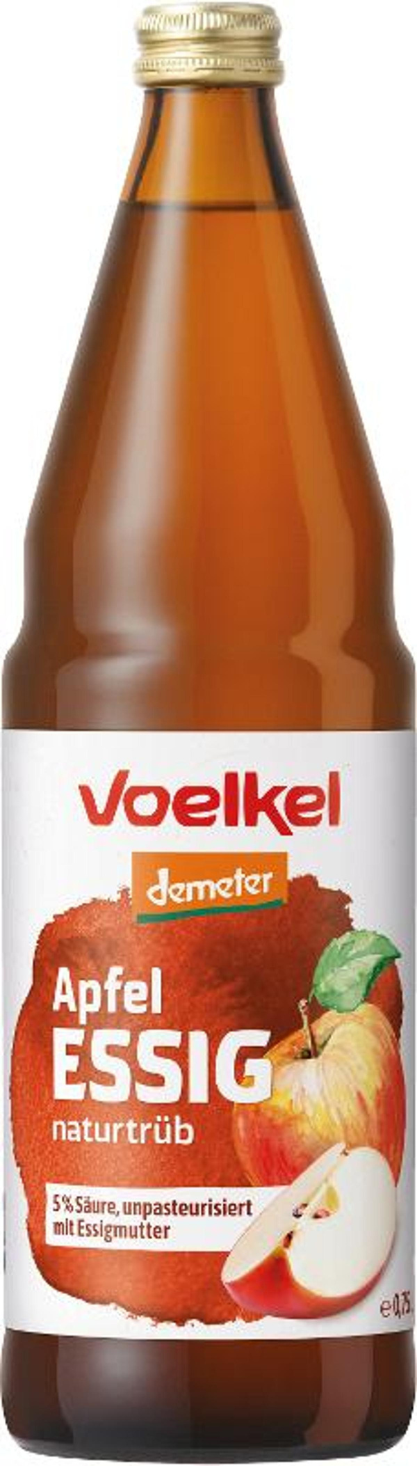 Produktfoto zu Apfelessig naturtrüb 0,75l, Mehrwegflasche