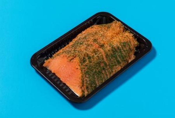 Produktfoto zu Gravad Lachs in Scheiben - mit Dill