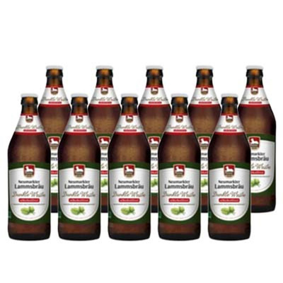 Produktfoto zu Lammsbräu Dunkle Weiße alkoholfrei 10x0,5l