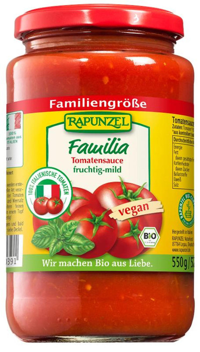 Produktfoto zu Tomatensauce Familia 550g