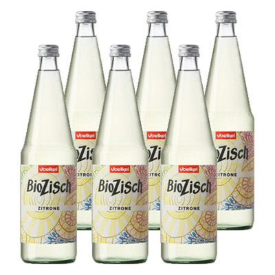 Produktfoto zu [Kasten] BioZisch Zitrone 6x0,7l