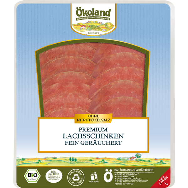 Produktfoto zu Lachsschinken geräuchert 80g