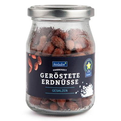 Produktfoto zu Erdnüsse geröstet im Glas 140g