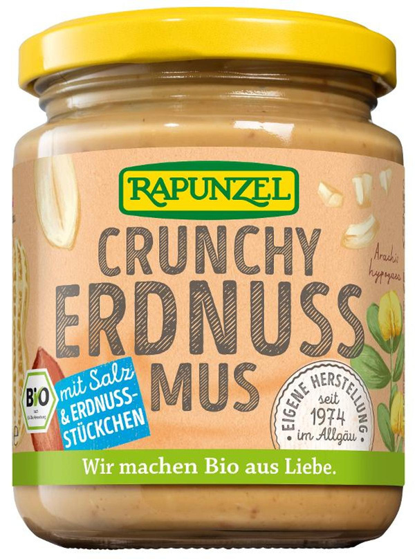 Produktfoto zu Erdnussmuss Crunchy&Salz 250g