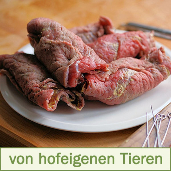 Produktfoto zu Rinderrouladen 4 Stück à ca. 160g