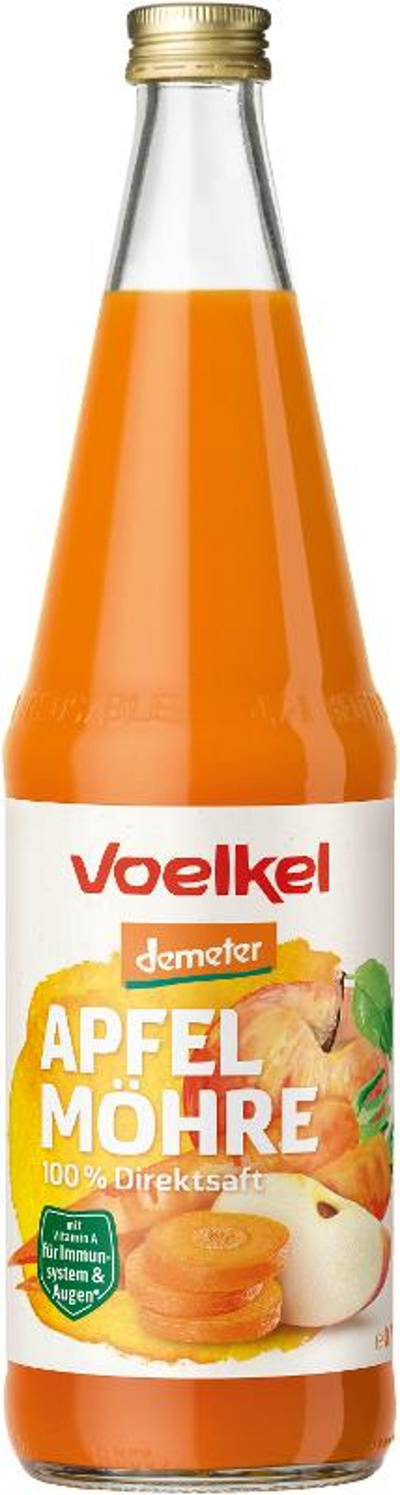 Produktfoto zu Apfel-Möhren-Saft 0,7l