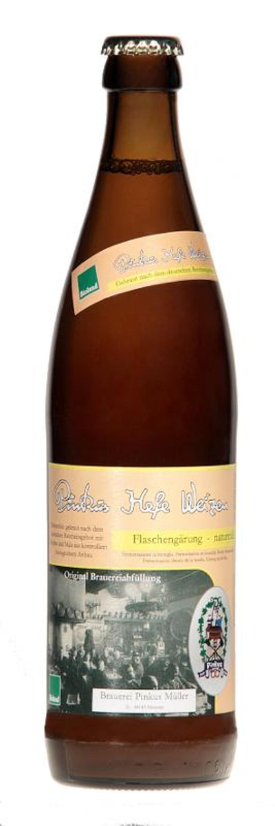 Produktfoto zu Pinkus Hefe Weizen  0,5l