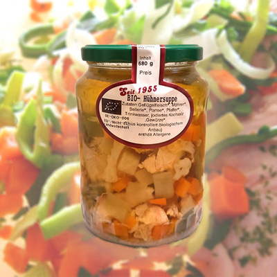 Produktfoto zu Hühnersuppe 680g