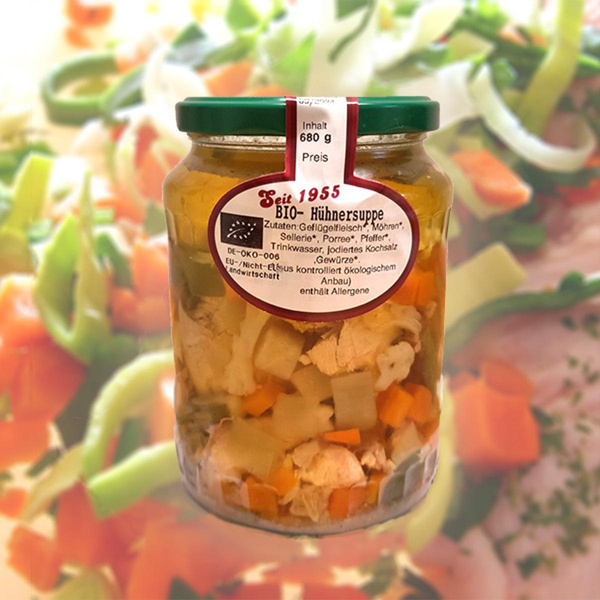 Produktfoto zu Hühnersuppe 680g