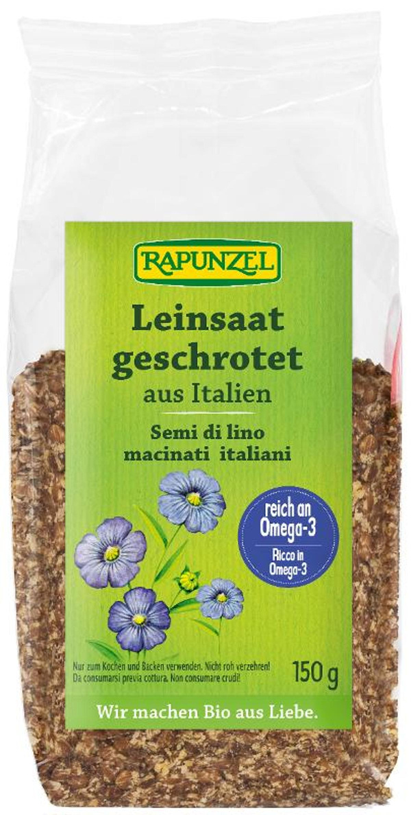Produktfoto zu Leinsaat geschrotet 150g