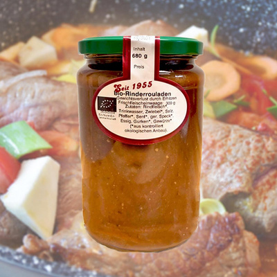 Produktfoto zu Rinderrouladen, gekocht 680g