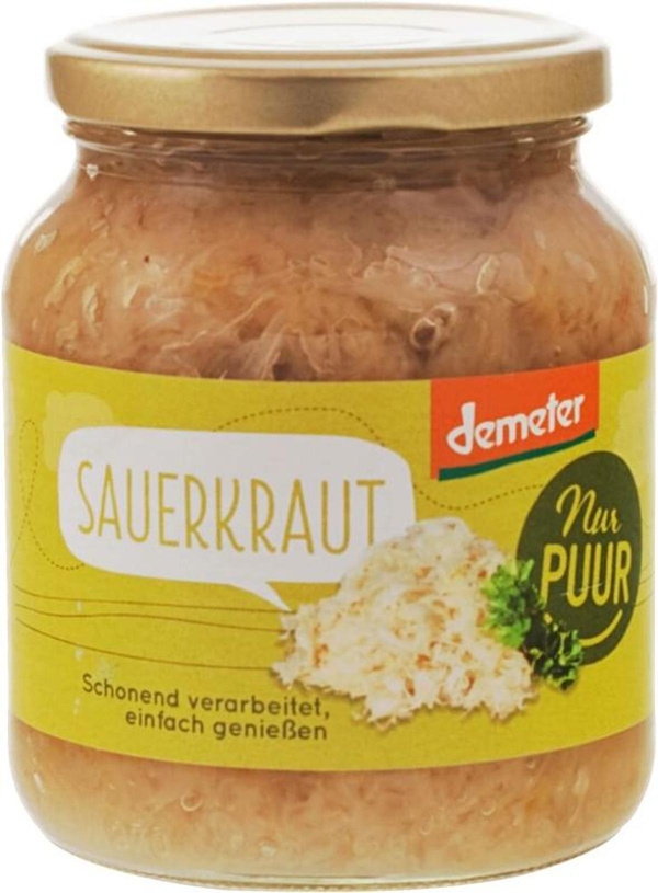 Produktfoto zu Sauerkraut (Nur Puur) 350g