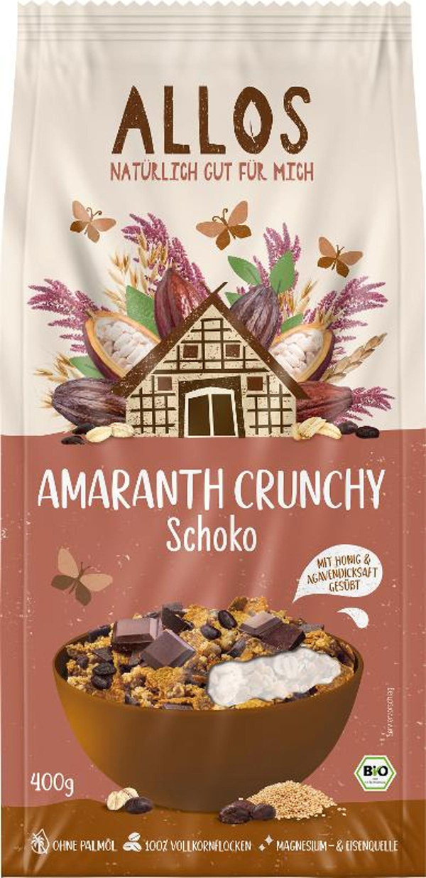Produktfoto zu Amaranth Crunchy Schoko 400g