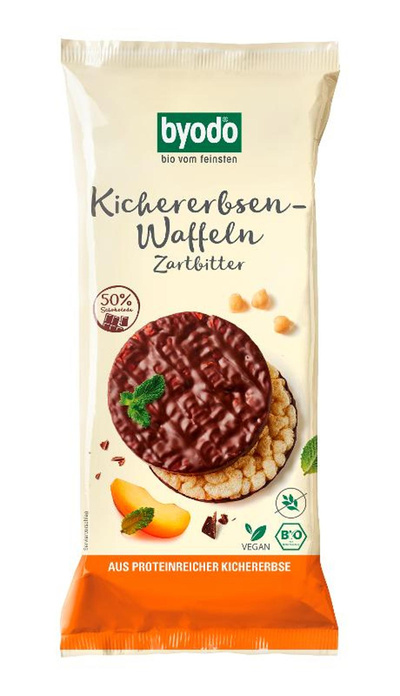 Produktfoto zu Kichererbsen Waffeln Zartbitte