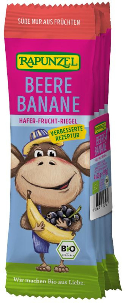 Produktfoto zu Kinder-Hafer-Riegel Beere-Banane 4 Stück 92g