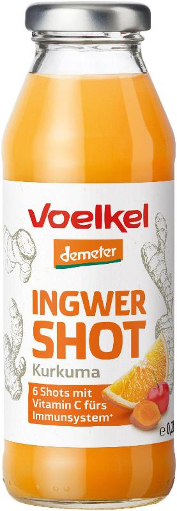 Produktfoto zu Shot Ingwer & Kurkuma 0,28l