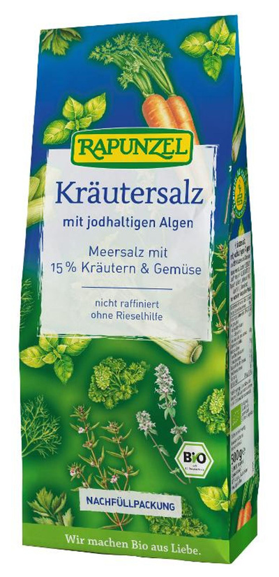 Produktfoto zu Kräutersalz jodiert 500g
