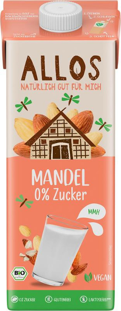 Produktfoto zu Mandeldrink Allos 1l