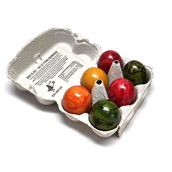 Produktfoto zu Bunte Eier, 6 Stück, Gr. M, S