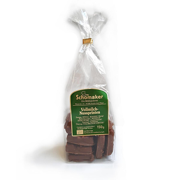 Produktfoto zu Vollmilch-Nussprinten 150g, Weichprinten