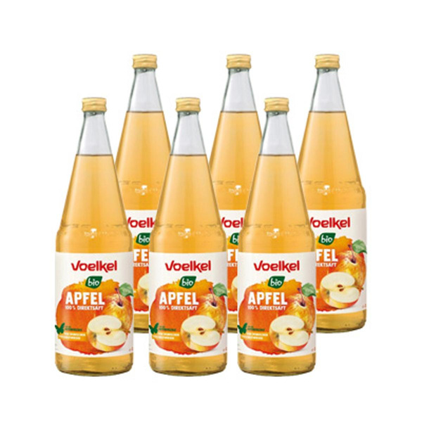 Produktfoto zu Apfelsaft klar, 6x1l