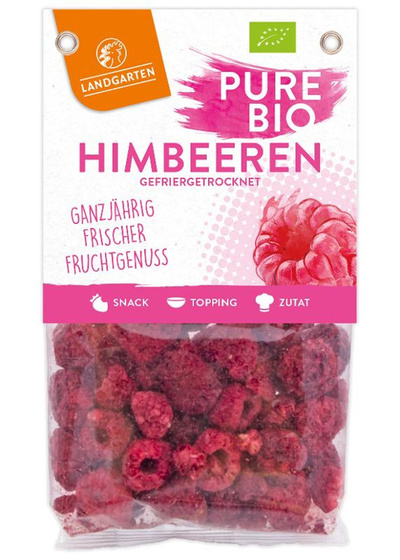 Produktfoto zu Himbeeren gefriergetrocknet