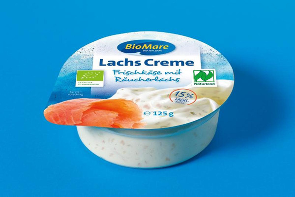 Produktfoto zu Frischecreme mit Räucherlachs 125g
