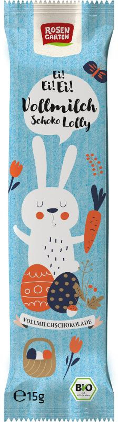 Produktfoto zu Vollmilch Lolly Osterhase 15g