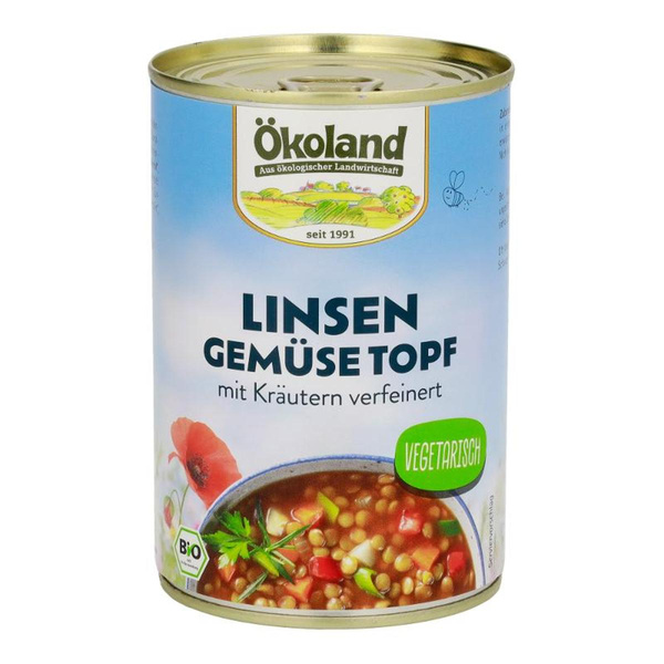 Produktfoto zu Linsen-Gemüse-Topf 400g
