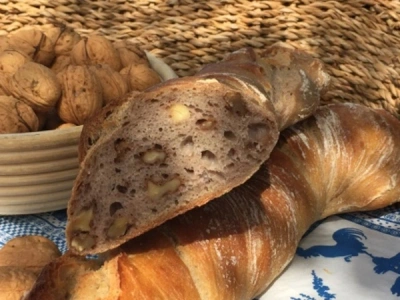 Produktfoto zu Wurzelbrot-Walnuss 500g