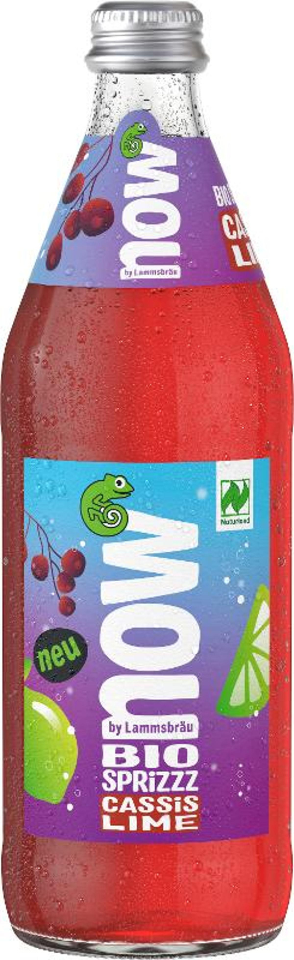 Produktfoto zu now Cassis Lime 0,5l