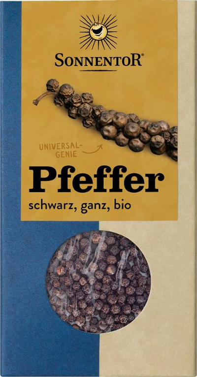 Produktfoto zu Pfeffer schwarz ganz 55g