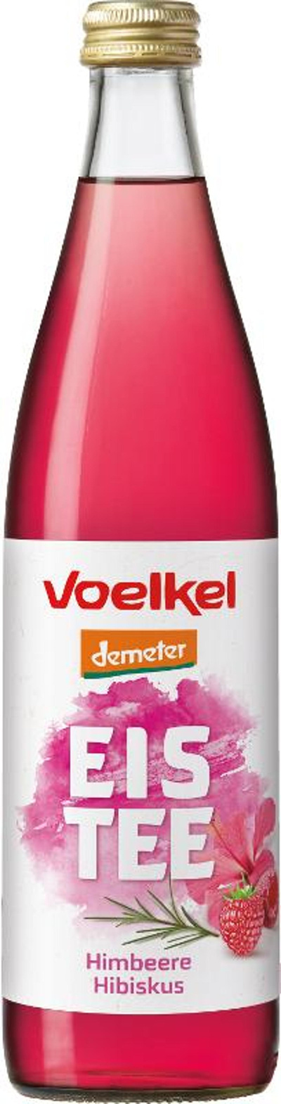 Produktfoto zu Eistee Himbeere Hibiskus 0,5l