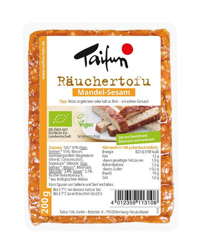 Produktfoto zu Räuchertofu Mandel-Sesam 200g
