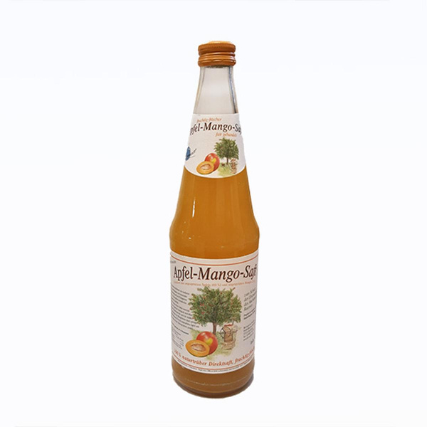 Produktfoto zu Apfel-Mango-Saft Streuobst 0,7l (konventionell)