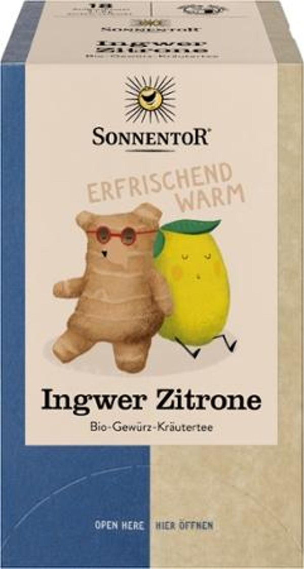 Produktfoto zu Ingwer Zitrone 18 Beutel